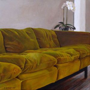 Voir le détail de cette oeuvre: Intérieur N°66 The Green Sofa N°2
